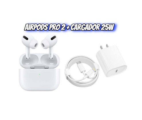 Audifonos AirPods Pro 2ª generación + Cargador 25W