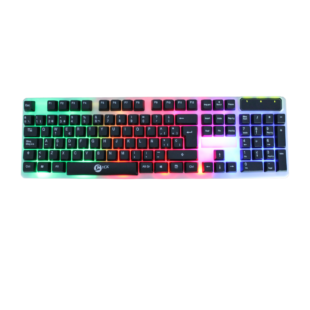 Teclado Gamer Wyck Wk220 Con Luces