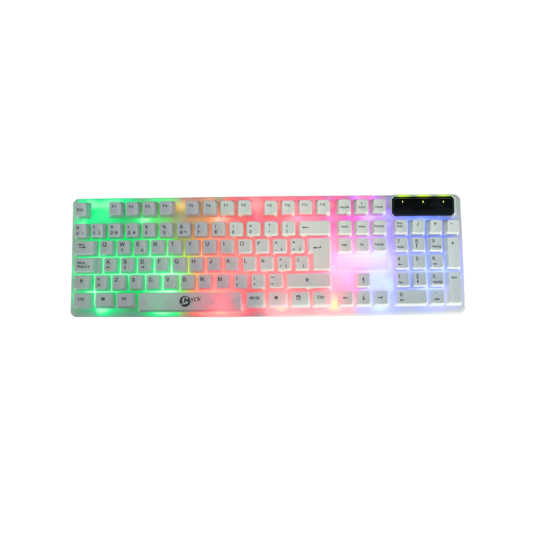 Teclado Gamer Wyck Wk220 Con Luces